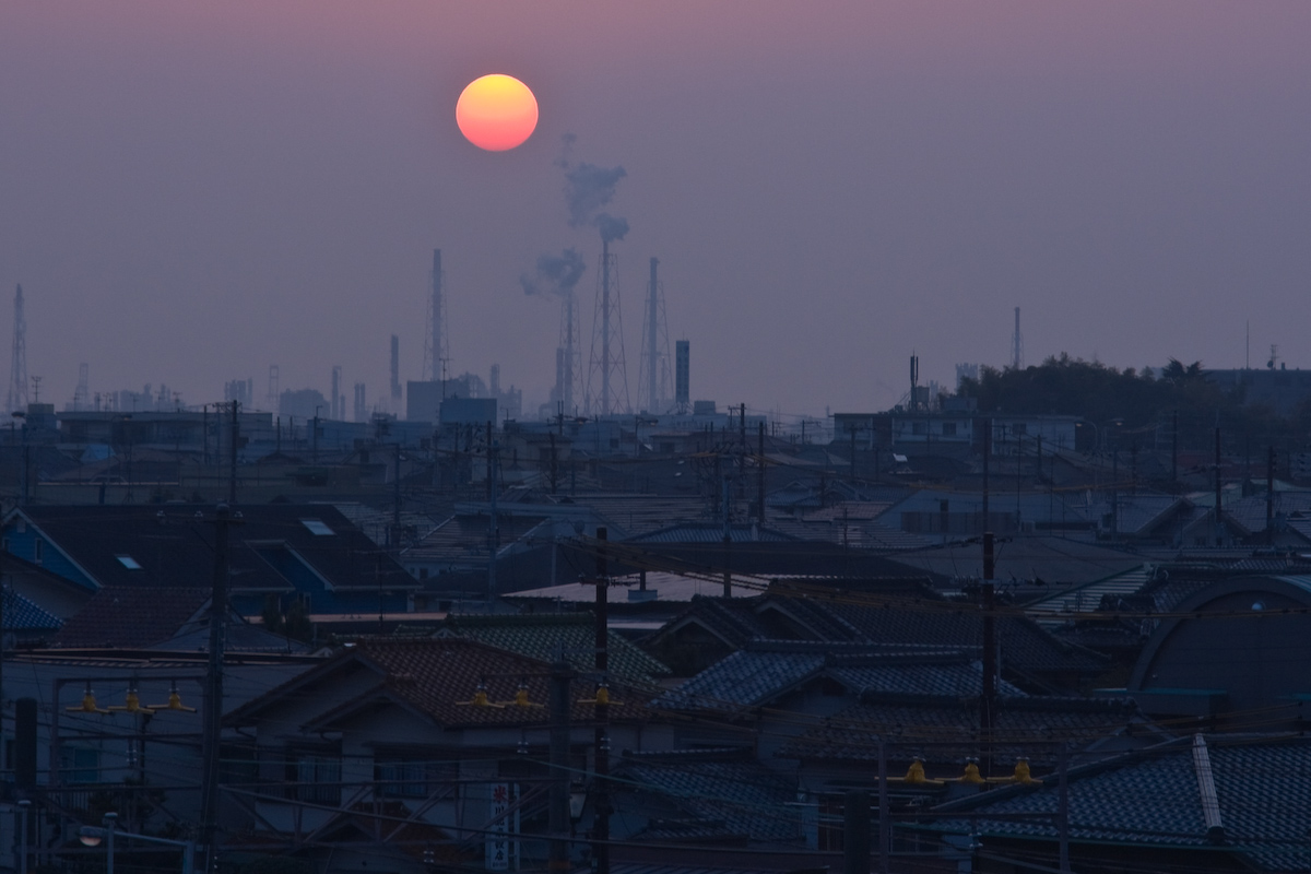 Osaka Sonnenuntergang