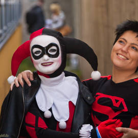 AniMaCo 2014, Berlin Cosplay Harley Quinn & Superboy